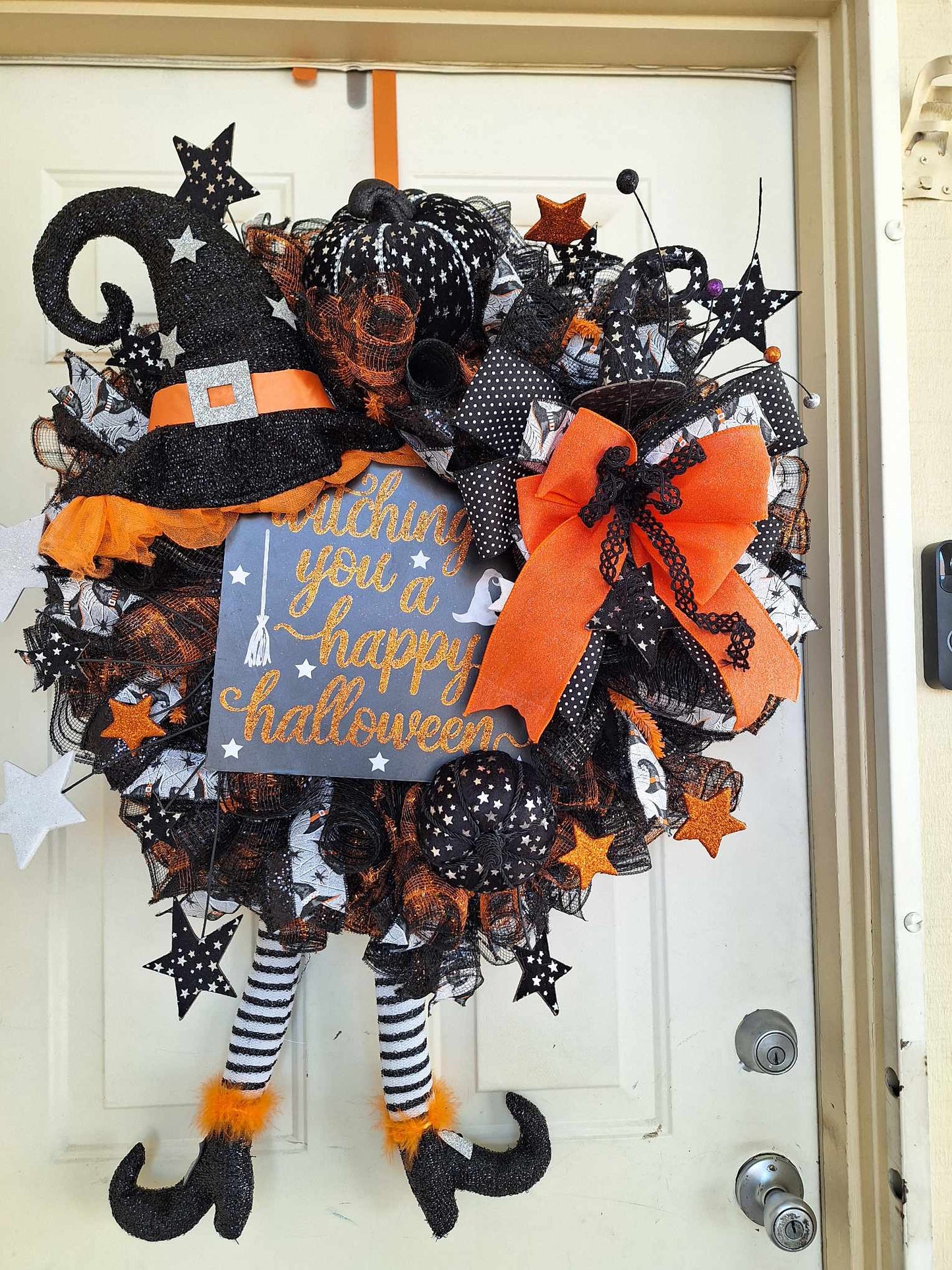 Witching you a happy halloween wreath